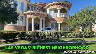 Heres What The Richest Neighborhood In Las Vegas Looks Like [upl. by Marilyn]