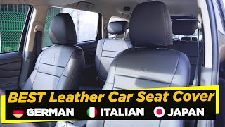 BEST Leather Car Seat Cover in the Philippines  German Italian or Japan [upl. by Girand]