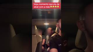 Veja momento que garota da sinal de socorro no Uber 😟😟😟 [upl. by Abijah]