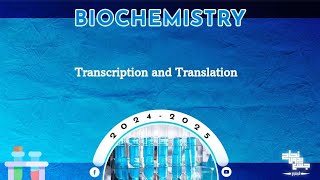 L1819 Transcription post transcriptional modification and translation Molecular Biology 56 [upl. by Tjader261]