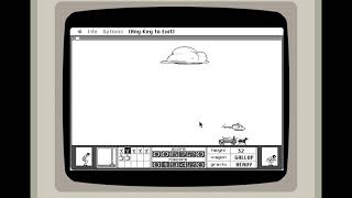 Stunt Copter Game on Classic Macintosh [upl. by Donna469]