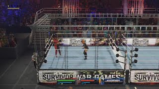 WWE 2K23 womens wargames 2023 [upl. by Puiia]