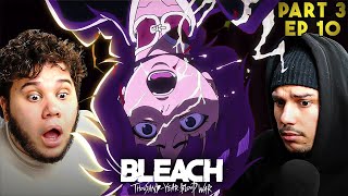 Bleach TYBW Part 3 EP 10 REACTION  Did they REALLY KILL HER [upl. by Ymot]