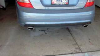 Exhaust Note of Mercedes Benz C300 stock [upl. by Asirral286]