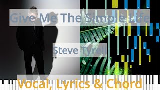 🎹Give Me The Simple Life Chord amp Lyrics Steve Tyrell Synthesia Piano [upl. by Isabelita]