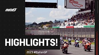 Moto2™ Race Highlights 👊  2023 ItalianGP 🇮🇹 [upl. by Nomaj]