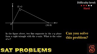 SAT Math Practice – Difficult Problems Explained StepbyStep 27 [upl. by Ardolino]