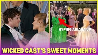 Ariana Grande and Ethan slater chemistry stole the spotlight at The Wicked LA premiere [upl. by Steinke]