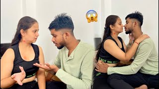 Love Bite Prank On Boyfriend 😱Gone Extremely Wrong  Official Kinjal [upl. by Selestina112]