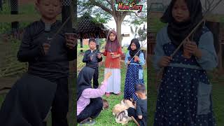 AZKA NGASIH PANCINGAN KE KA REVI BUAT NGASIH MAKAN KELINCI😅trending comedy humor shorts funny [upl. by Cynde]