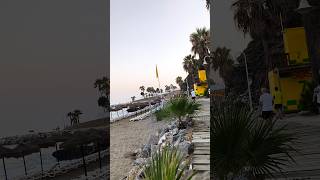 Benalmadena Playa de Torre Vigia  sunset  amazing beach spot  August 2024  Malaga  Spain  4K [upl. by Treblihp]