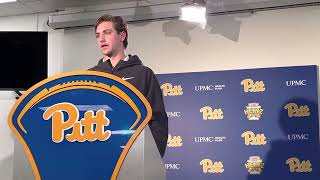 Pitt QB Kedon Slovis Speaks After 2022 BlueGold Spring Game 492022  PSN [upl. by Kuhlman446]