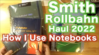 Smith Rollbahn Haul amp Best 3 Ways To Use A Notebook [upl. by Ayotal]