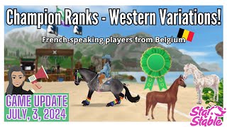 ✨SSO  Champion Ranks  Western Variations  Belgian players information [upl. by Druce372]