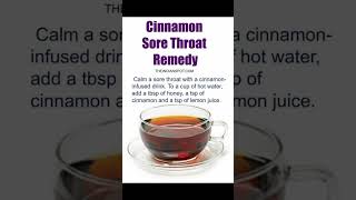 Health  Cinnamon Tea Effective Throat Remedy [upl. by Eatnuahc]