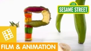 Sesame Street Which Foods Begin with the Letter P [upl. by Chabot495]