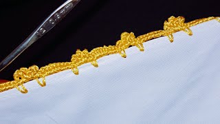 Most viral crochet lace design 🌹 basic rules of embroidery 🪡🪡🪡 [upl. by Oznol]