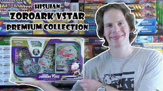 Hisuian Zoroark VSTAR Premium Collection Opening [upl. by Ardnwahsal105]