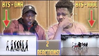 REACTING TO TWO BTS DANCE PRACTICE [upl. by Zampardi]