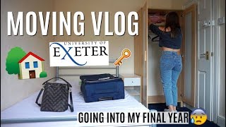 MOVING TO UNIVERSITY OF EXETER VLOG  HOUSE TOUR amp HOW I FEEL ABOUT GOING INTO THIRD YEAR [upl. by Nosyrb53]