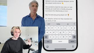 xQc gets perfect timing during the Apple Event [upl. by Judsen863]