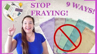 Ways to Prevent Fabric from Fraying and Enclose Seams WITHOUT a Serger [upl. by Ahsinyar]