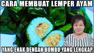 Resep  Cara Buat Lemper Ayam Yang Enak Dengan Bumbu Yang Lengkap [upl. by Juliet]