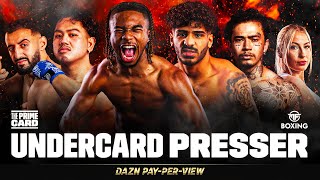 KSI VS TOMMY FURY amp LOGAN PAUL VS DILLON DANIS  THE PRIME CARD UNDERCARD PRESS CONFERENCE LIVE [upl. by Blunt]