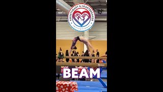 Emersyn Level 8 Beam Routine at The Sweetheart Invitational 2024 hosted by Premier Gymnastics [upl. by Yerdua]