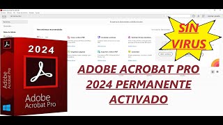 ✅INSTALACIÓN de ADOBE ACROBAT PRO 2024 ACTIVADO ULTIMA VERSION 👌 adobeacrobat adobe acrobat [upl. by Lawford]