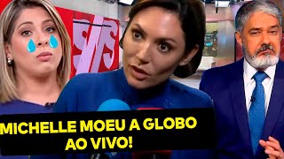 MITOU Michelle deixa Daniela Lima ARRASADA ao vivo na Globo e Bonner se desespera com Lula [upl. by Assila743]