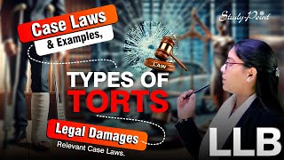 Types of Torts Explained Simply  Legal Damage  Case Laws amp Examples law2024 [upl. by Dobbins259]