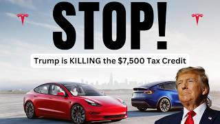 Repost Trump is KILLING the 7500 Tax Credit [upl. by Eenyaj]