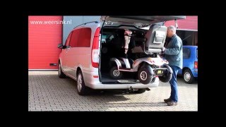 Rolstoelbus Scootmobiel opbergen Lift WTrunk WL [upl. by Evangelin]