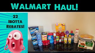 Walmart haul 111424 22 Ibotta rebates towards the big bonus 9 items for FREE 🔥 [upl. by Yerhpmuh]