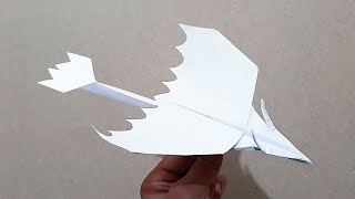 KAĞITTAN EJDERHA UÇAK YAPIMI   Dragon Paper Airplane [upl. by Arni367]