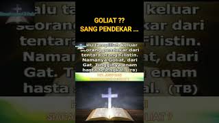 GOLIAT SANG PENDEKAR ORG FILISTINmotivasi iman kristen taurat [upl. by Ardnaeed]