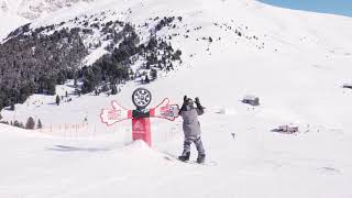 Obereggen Snowpark Recap [upl. by Nylac20]