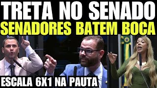 TRETA NO SENADO SENADORES DE DIREITA SE ENFRENTAM SOBRE A PAC 6X1 CRIADA PELA PSOLISTA  E AGORA [upl. by Goldman866]