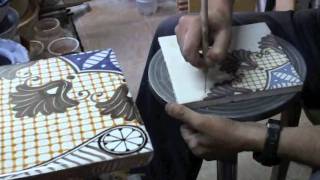 Cotto Rufoli  How born an handmade tile in Rufoli [upl. by Otrebron]