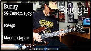 Burny SG Custom FSG40 1973  guitar restoration [upl. by Aikyn]