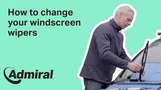 How to change windscreen wipers  AdmiralUK [upl. by Orv]