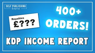 Amazon KDP Income Report August 2023  Orders Earnings amp Next Steps [upl. by Lyrret]