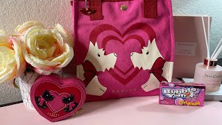 What’s in my Radley London Valentines Day bag 💌 xoxo 😘 Robin Cookie [upl. by Bedad]