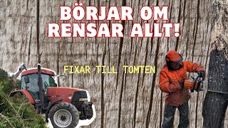 Börjar om amp fixar till tomten [upl. by Yarvis]