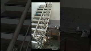 steel railing for stairs railing design shorts shots [upl. by Nomzaj]