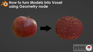 How to turn Models into Voxel using Geometry Nodes [upl. by Meekyh]