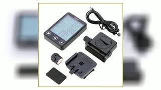 BOGEER YT308 24 Functions Wireless Bike Computer Touch Button LCD Backlight Waterproof Speedomet [upl. by Cameron157]