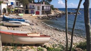 Cala SAlguer  Palamós  Costa Brava  Septembre 2016 [upl. by Arahs]