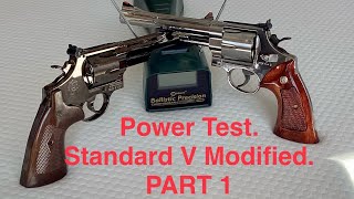 Umarex M29 44 Magnum Co2 BB Airgun Power Test Standard V Modified Part 1 of 2 [upl. by Sorkin]